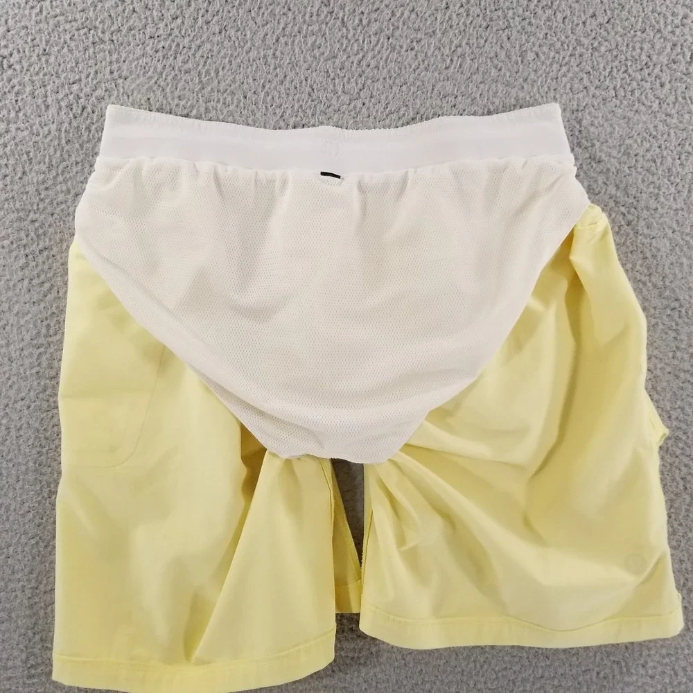 Lululemon Swim Shorts Mens Medium Yellow Pool Shorts 7